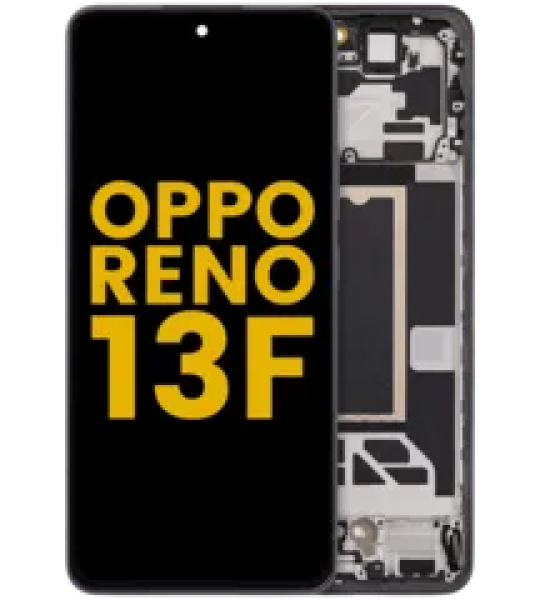 OPPO Reno 13F 4G / Reno 13F 5G Display + Frame - Graphite Grey Refurbished