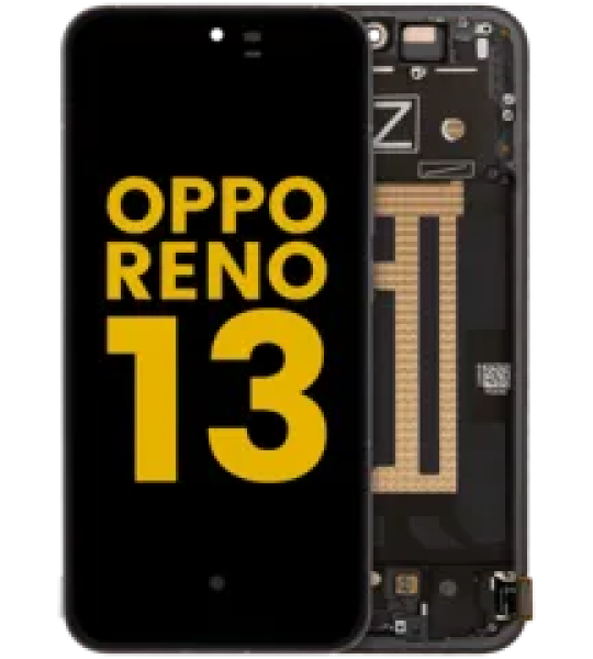 OPPO Reno 13 Display + Frame - Black Refurbished