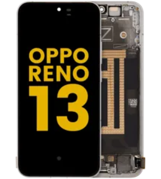 OPPO Reno 13 Display + Frame - Plume White Refurbished