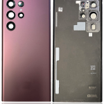 Samsung Galaxy S22 Ultra Back Cover + Camera Lens - Burgundy SVP