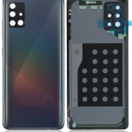 Samsung Galaxy A51 5G Back Cover + Camera Lens - Prism Cube Black SVP