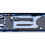 OnePlus 7T Display + Frame - Glacier Blue Refurbished