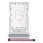 Samsung Galaxy S22 Ultra Sim Tray - Burgundy OEM-Equivalent