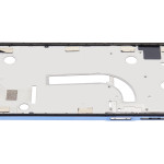 Motorola Moto G100 (2021) Mid-Frame Housing - Irdescent Sky OEM-Equivalent