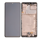 Samsung Galaxy A42 Display + Frame - Black SVP