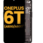 OnePlus 6T Display + Frame - Midnight Black Refurbished