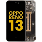 OPPO Reno 13 Display + Frame - Plume White Refurbished