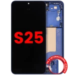 Samsung Galaxy S25 Display + Frame - Navy Soft Oled