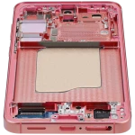 Samsung Galaxy S25 Display + Frame - Coral Red Soft Oled