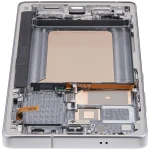 Samsung Galaxy S25 Ultra Display + Frame (120Hz) - Titanium White Silver Soft Oled AM Pro