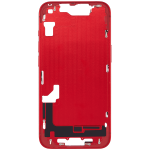 Apple iPhone 14 Middle Frame with Small Parts (No Charger Flex) - Red AM Plus
