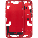 Apple iPhone 14 Middle Frame with Small Parts (No Charger Flex) - Red AM Plus