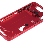 Apple iPhone 14 Middle Frame with Small Parts (No Charger Flex) - Red AM Plus