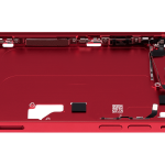 Apple iPhone 14 Middle Frame with Small Parts (No Charger Flex) - Red AM Plus