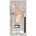 Samsung Galaxy S23 Ultra Mid-Frame Housing - Cream OEM-Equivalent