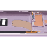 Samsung Galaxy S23 Ultra Mid-Frame Housing - Lavender OEM-Equivalent