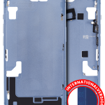 Apple iPhone 14 Middle Frame with Small Parts (No Charger Flex) - Blue AM Plus