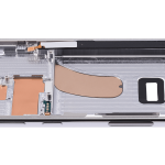Samsung Galaxy S23 Ultra Mid-Frame Housing - Sky Blue / Lime OEM-Equivalent
