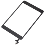Apple iPad Mini 1 / iPad Mini 2 Touch with Home Button + IC Chip - Black Am Pro