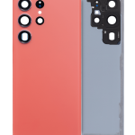 Samsung Galaxy S23 Ultra Back Cover with Camera Lens - Red SVP