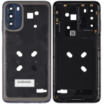 Motorola Moto G 5G (2022) Mid-Frame Housing + Camera Lens - Moonlight Gray OEM-Equivalent