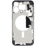 Apple iPhone 15 Pro Max Middle Frame with Small Parts (No Charger Flex) - Blue Titanium Pulled A
