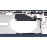 Apple iPhone 15 Pro Max Middle Frame with Small Parts (No Charger Flex) - Blue Titanium Pulled A