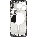 Apple iPhone 15 Pro Max Middle Frame with Small Parts (No Charger Flex) - Black Titanium Pulled A