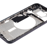 Apple iPhone 15 Pro Max Middle Frame with Small Parts (No Charger Flex) - Black Titanium Pulled A