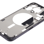 Apple iPhone 15 Pro Max Middle Frame with Small Parts (No Charger Flex) - Black Titanium Pulled A
