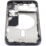 Apple iPhone 15 Pro Max Middle Frame with Small Parts (No Charger Flex) - Black Titanium Pulled A