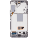 Samsung Galaxy S22 Display + Frame - White Refurbished