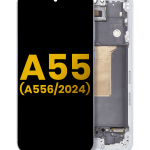 Samsung Galaxy A55 Display + Frame - Iceblue Refurbished