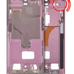 Samsung Galaxy S22 Ultra Mid-Frame Housing - Burgundy OEM-Equivalent