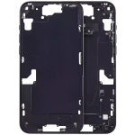 Apple iPhone 15 Plus Middle Frame with Small Parts (No Charger Flex) - Black AM Plus