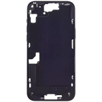 Apple iPhone 15 Plus Middle Frame with Small Parts (No Charger Flex) - Black AM Plus