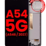 Samsung Galaxy A54 Display + Frame - Graphite Soft Oled