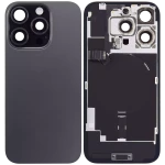Apple iPhone 16 Pro Back Cover with Magnet Bazel incl NFC and Flash Flex - Black Titanium Pulled A