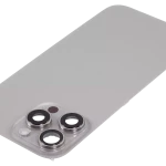 Apple iPhone 16 Pro Max Back Cover with Magnet Bazel incl NFC and Flash Flex - Natural Titanium Pulled A