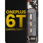OnePlus 6T Display + Frame - Mirror Black Refurbished