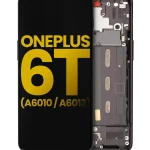 OnePlus 6T Display + Frame - Midnight Black Refurbished