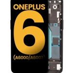 OnePlus 6 Display + Frame - Mirror Black Refurbished