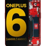 OnePlus 6 Display + Frame - Amber Red Refurbished