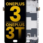 OnePlus 3 / 3T Display + Frame - Black Refurbished