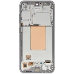 Samsung Galaxy S24 FE Display + Frame - Gray Refurbished