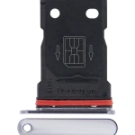 OnePlus 7T Dual Sim Tray - Frosted Silver OEM-Equivalent