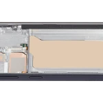 Samsung Galaxy S25 Ultra Mid-Frame Housing - Titanium Jetblack OEM-Equivalent