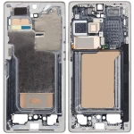 Samsung Galaxy S25 Ultra Mid-Frame Housing - Titanium White Silver OEM-Equivalent