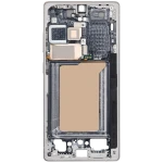 Samsung Galaxy S25 Ultra Mid-Frame Housing - Titanium White Silver OEM-Equivalent