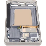 Samsung Galaxy S25 Ultra Mid-Frame Housing - Titanium White Silver OEM-Equivalent